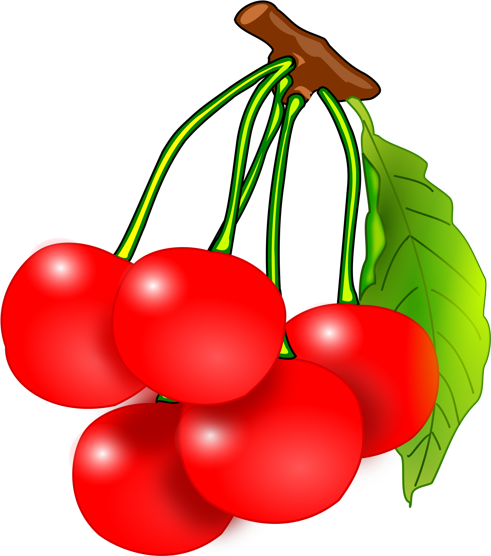 Big Image - Cherry Clipart (2400x2400)