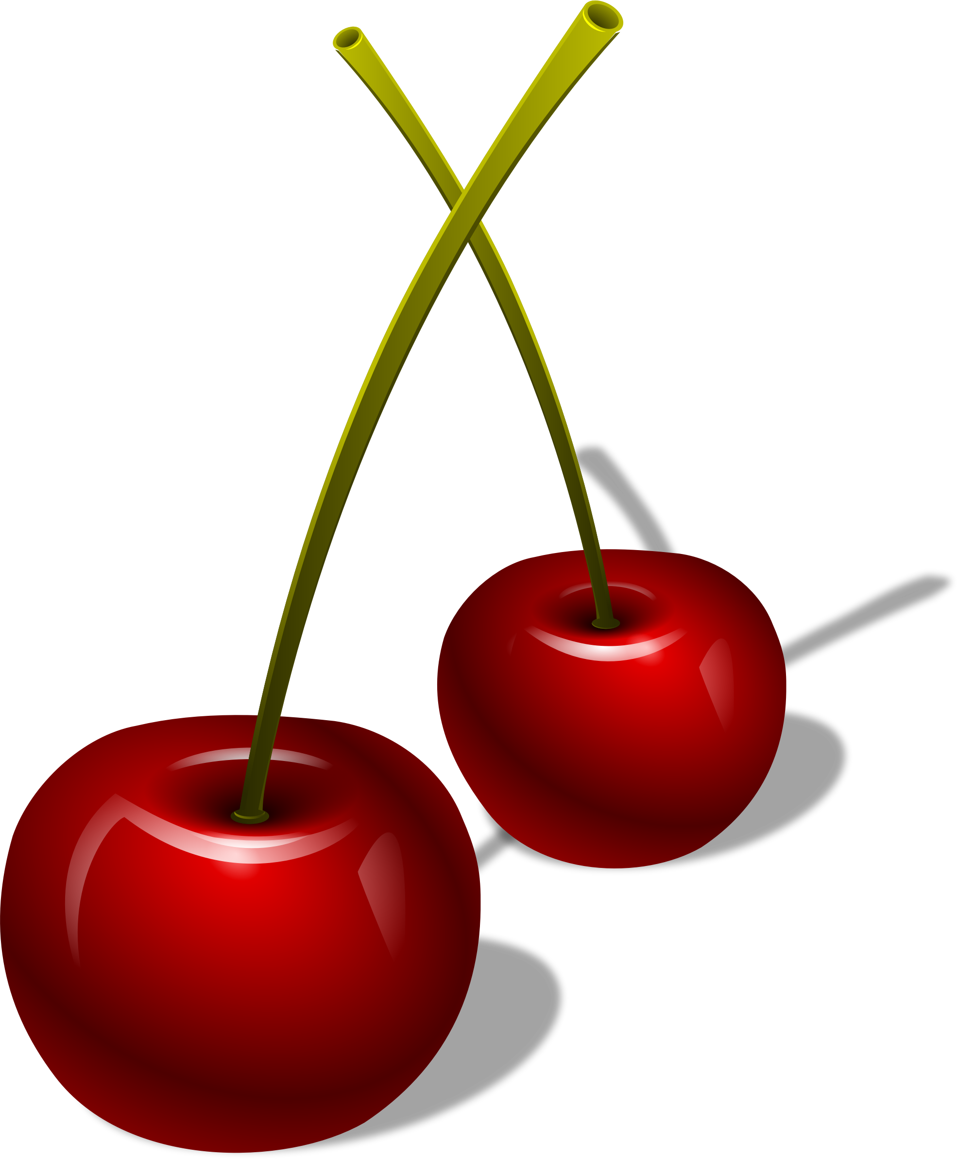 Cherry Food Clipart - Vysnia Png (1970x2385)