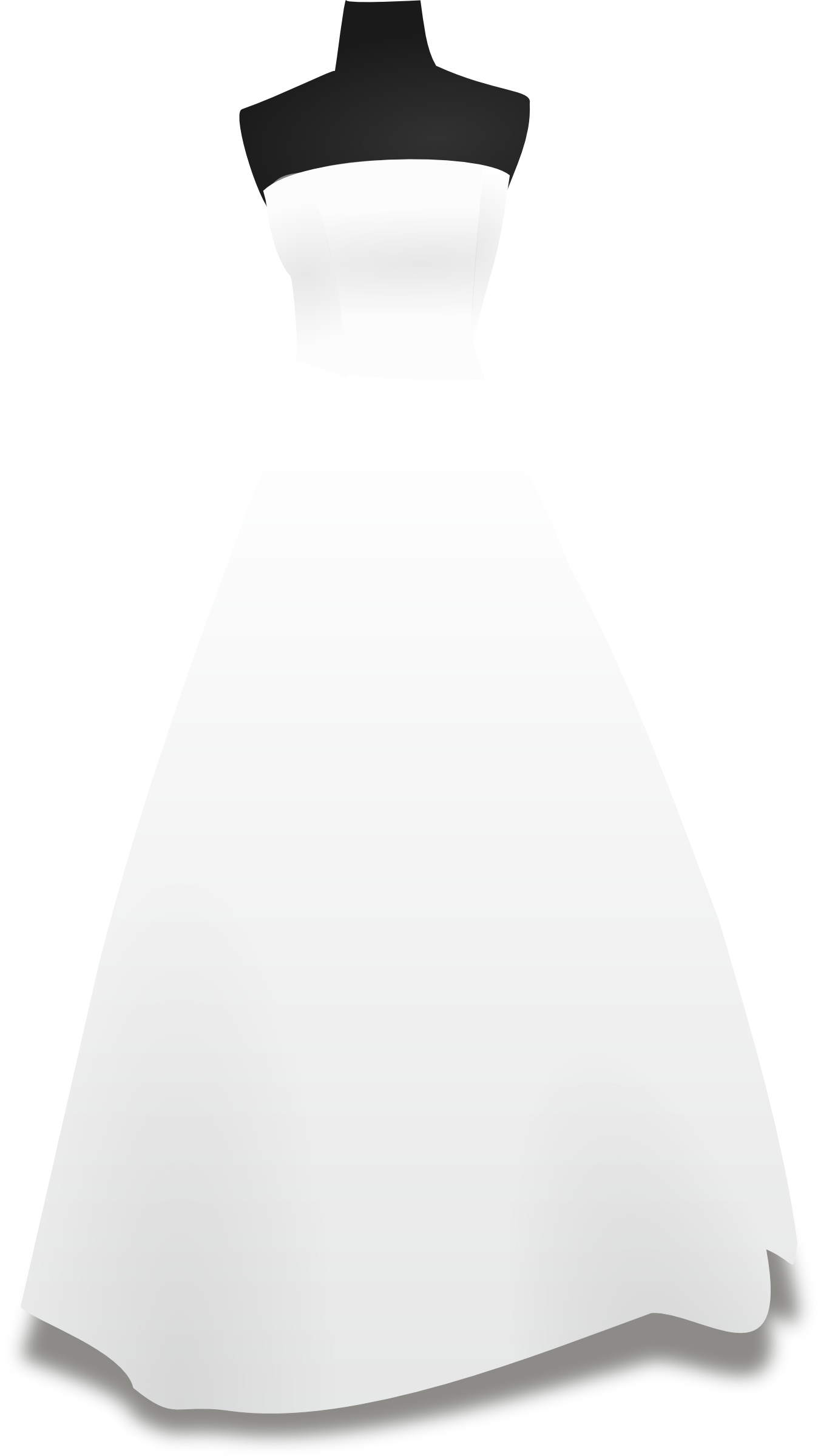 Wedding Bride Dress Clip Art At Clker - Wedding Dress Clipart No Background (1348x2400)