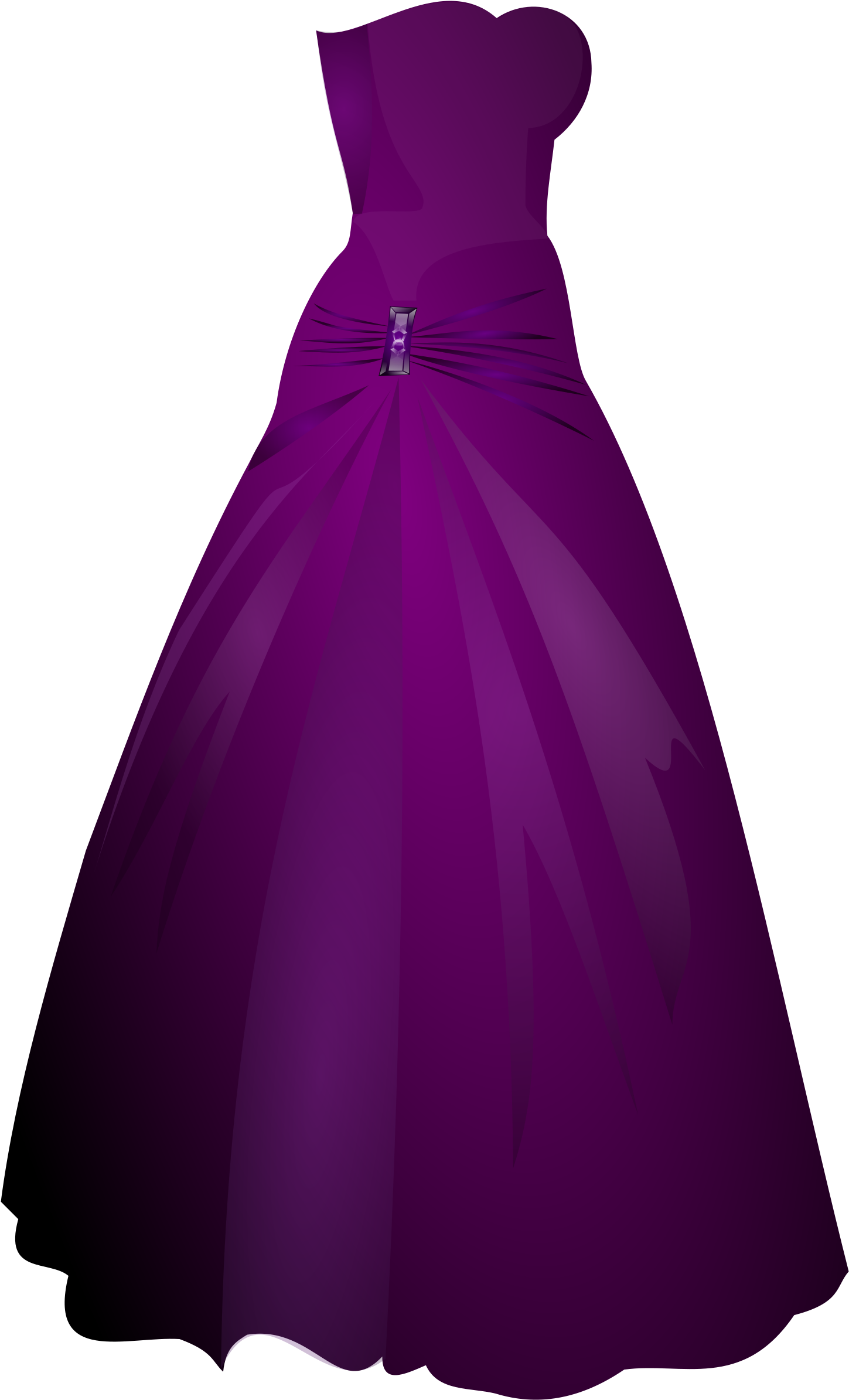 Formal Cliparts - Purple Dress Transparent Background (1460x2400)
