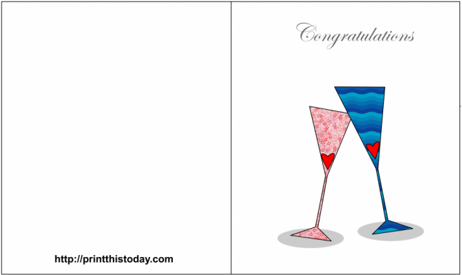 Medium Size Of Free Wedding Card Printable For Anniversary - Wedding Invitation (728x562)