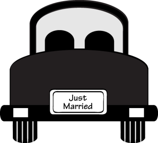 Wedding - Wedding Limo Clip Art (640x578)