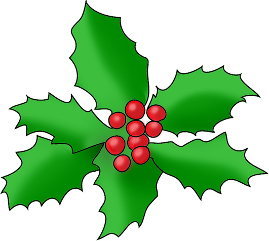 Holy And Red Berries - Christmas Day (531x476)