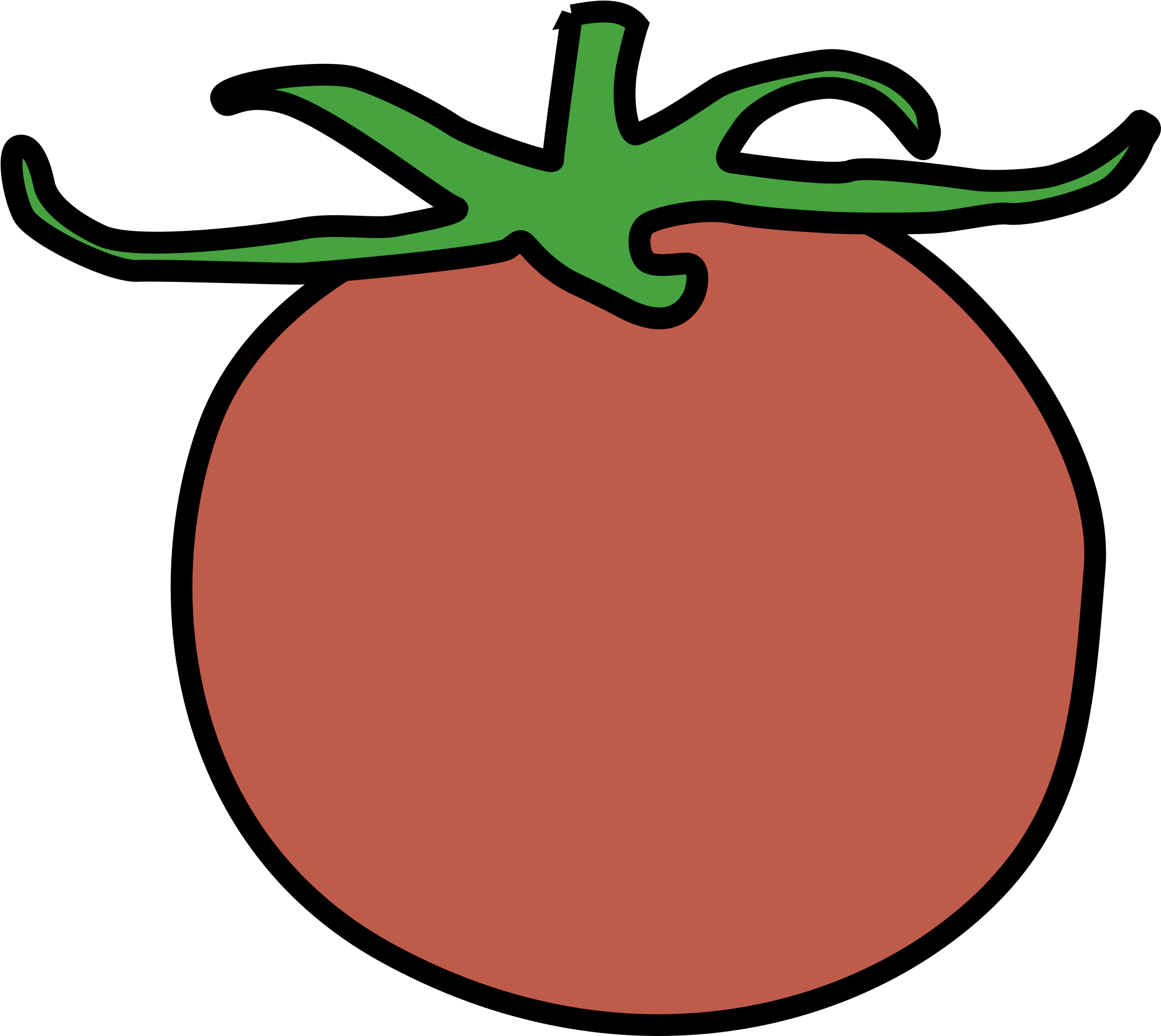Cherry Tomato - Cherry Tomato Clipart (2400x2176)