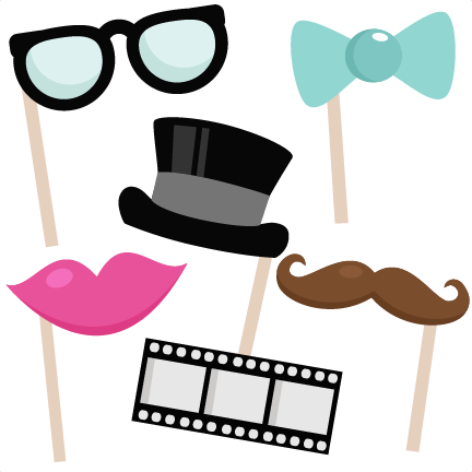 Booth Props Clipart - Clip Art Photo Booth (432x432)