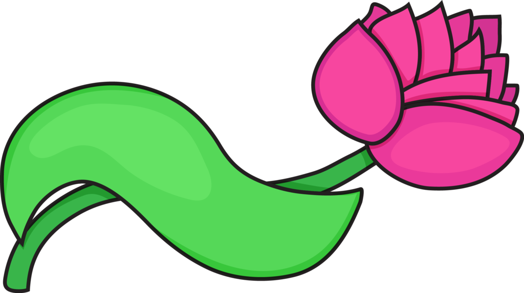 Pink Flower By Blackberry-jelly On Clipart Library - Clip Art (1024x573)
