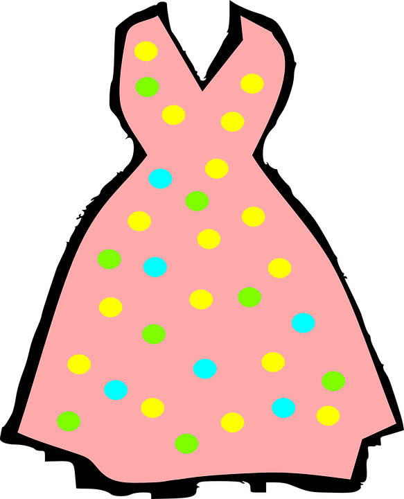 Wedding Dress Clipart Summer Dress - Dress (583x720)