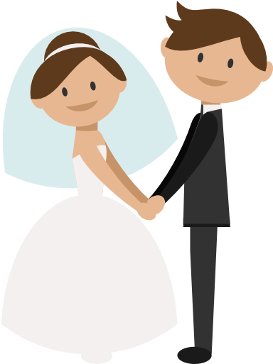 Wedding Couple Icon - Transparent Background Wedding Clipart (512x512)