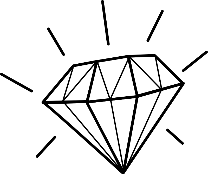 Diamant / Diamond Free Vector / 4vector - Diamond Clip Art (800x670)