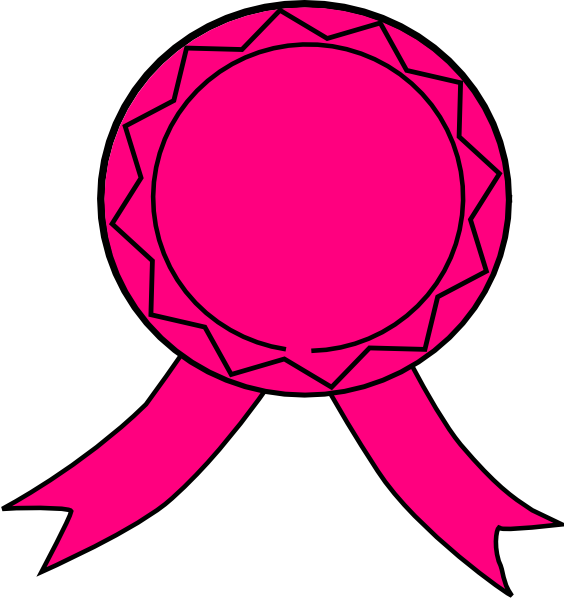 Pink Ribbon Clip Art - Sports Day Clip Art (564x598)