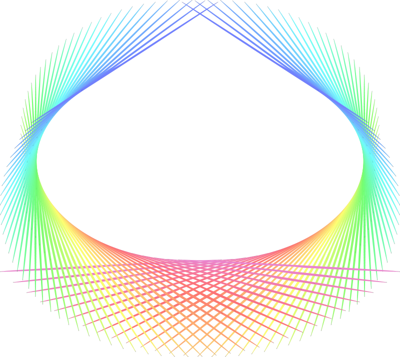 Design Clipart Colour - Abstract Rainbow Vector Transparent (800x714)