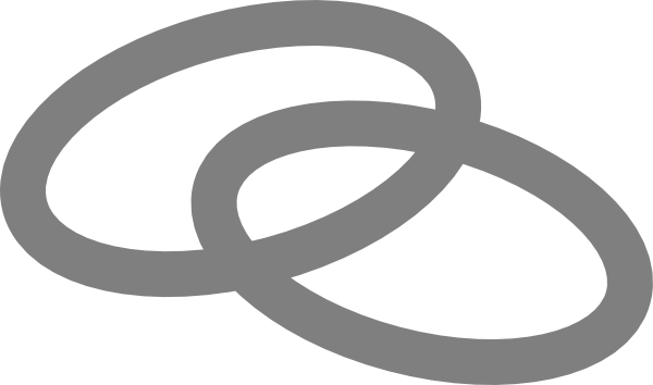 Linking Rings Clip Art - Clip Art (600x354)