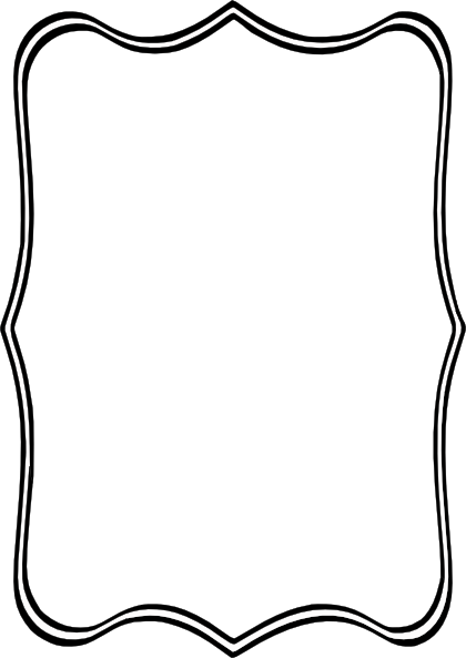 Black Frame Clip Art At Clker Vector Clip Art - Black Frame Clip Art (420x593)