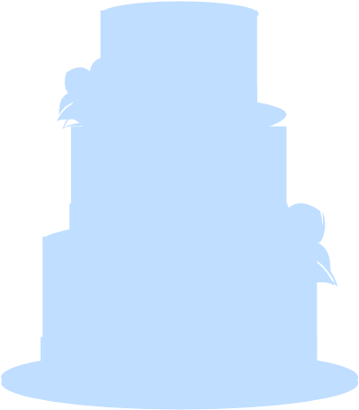 Blue Cake Clipart (600x600)
