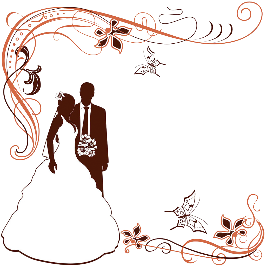 Wedding Invitation Clip Art - Wedding Invitation Wedding Border (1024x1024)