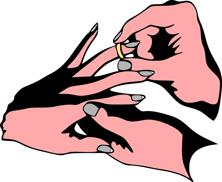 Wedding Rings Clip Art (879x720)