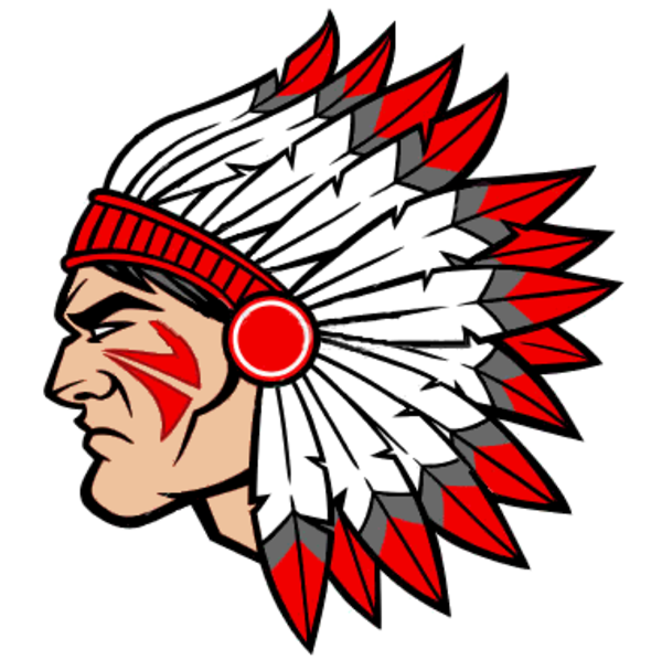 Free Indian Clipart - Red Indian Clipart (600x598)