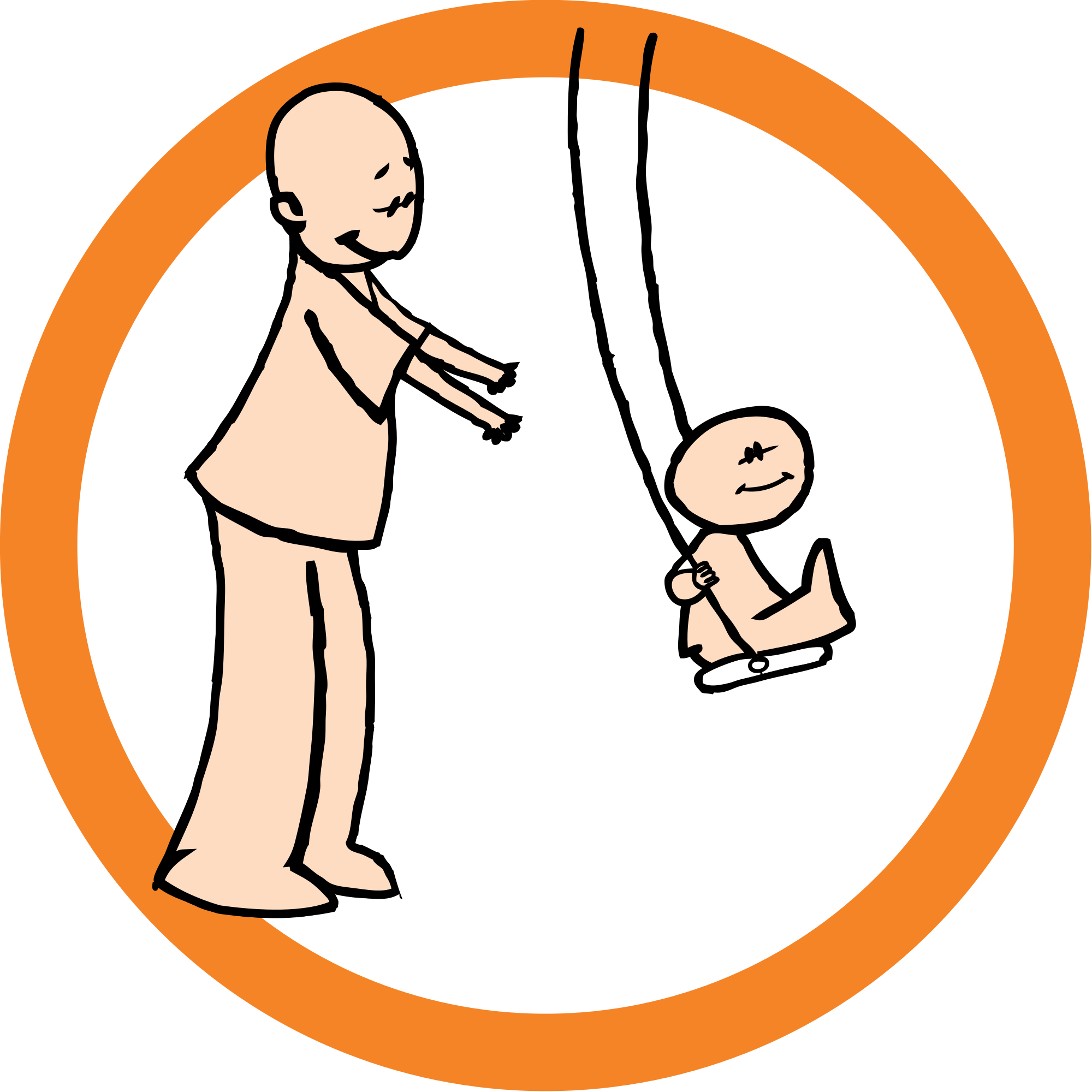 Push On Swing Clipart - Embankment Tube Station (2000x2000)