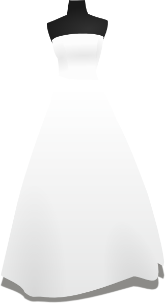 Wedding Dress Vector Png (324x594)