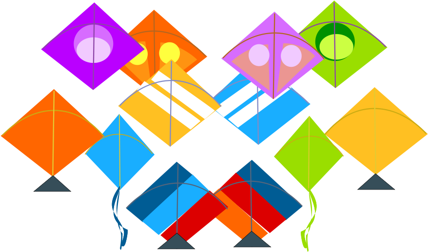 Kite Clip Art - Kites Png (900x675)