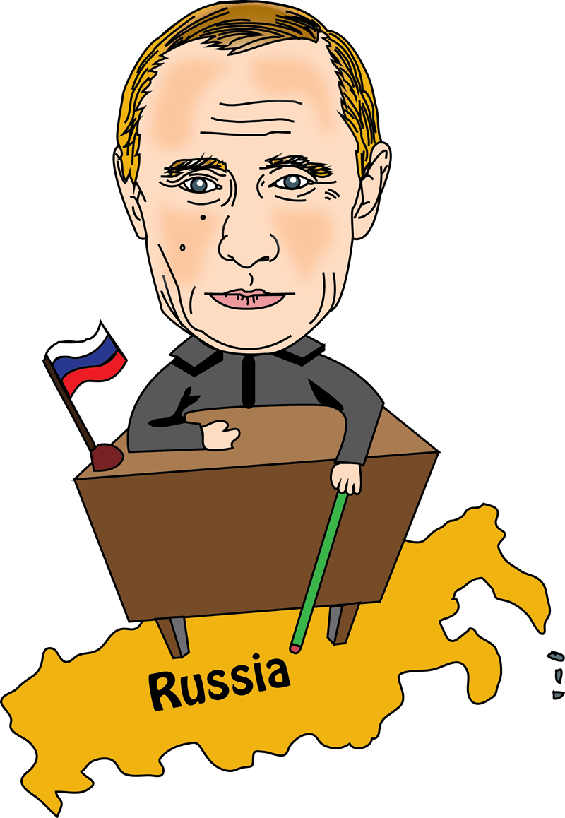 Free To Use Amp Public Domain Famous People Clip Art - Putin Clipart (800x1158)