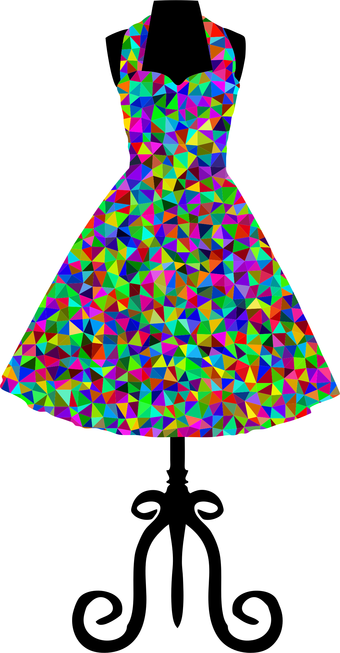 Bridal - Clipart - Vintage Dress Png (1174x2254)