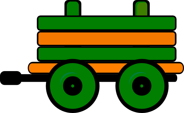 Toot Toot Train Carriage Clip Art - Clip Art (600x369)
