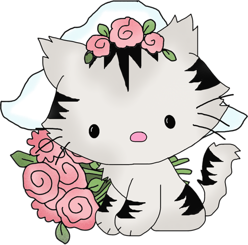 P2 - Cat Cuteness Round Ornament (500x494)