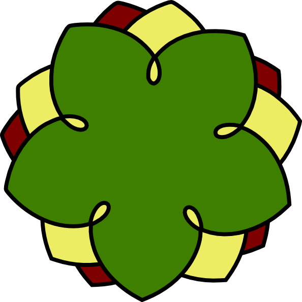 Flower Color Edit Dark Clip Art At Clker - Flower Clip Art (594x595)