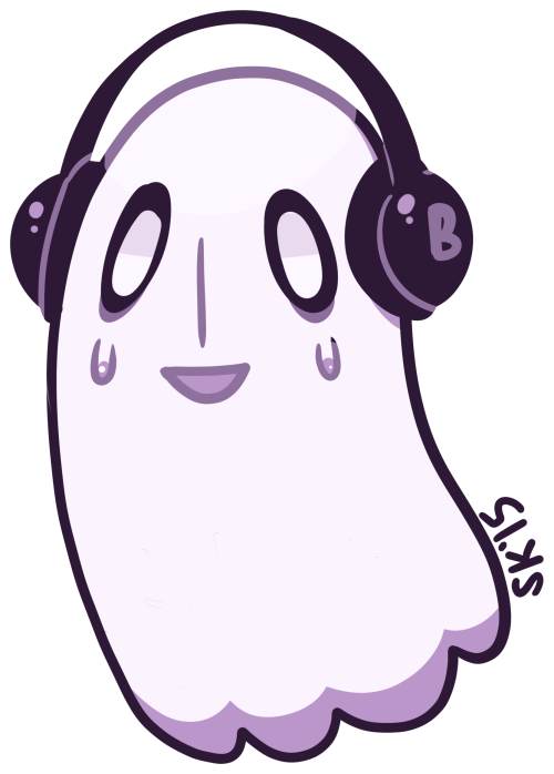 Monster Clipart - Transparent Napstablook (500x698)