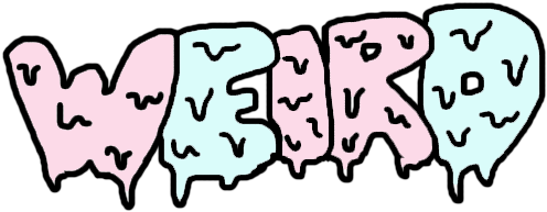 Tumblr Clipart Words - Word Weird Transparent (500x400)