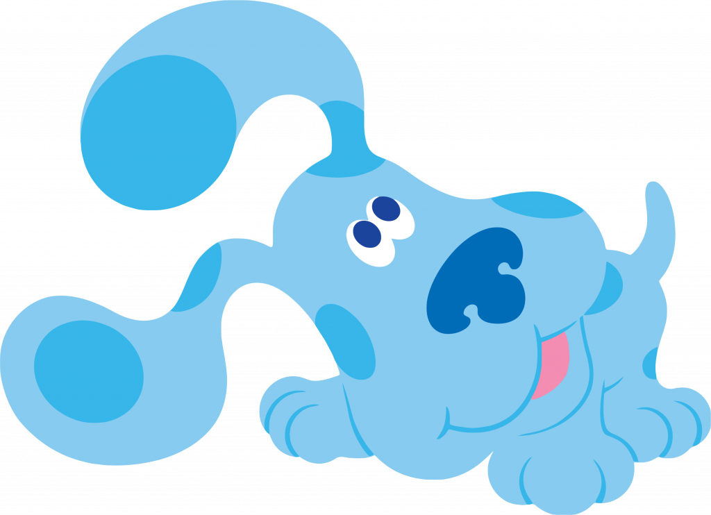 Simplistic Pictures Of Blues Clues Blue S Clip Art - Blue From Blues Clues (1024x742)