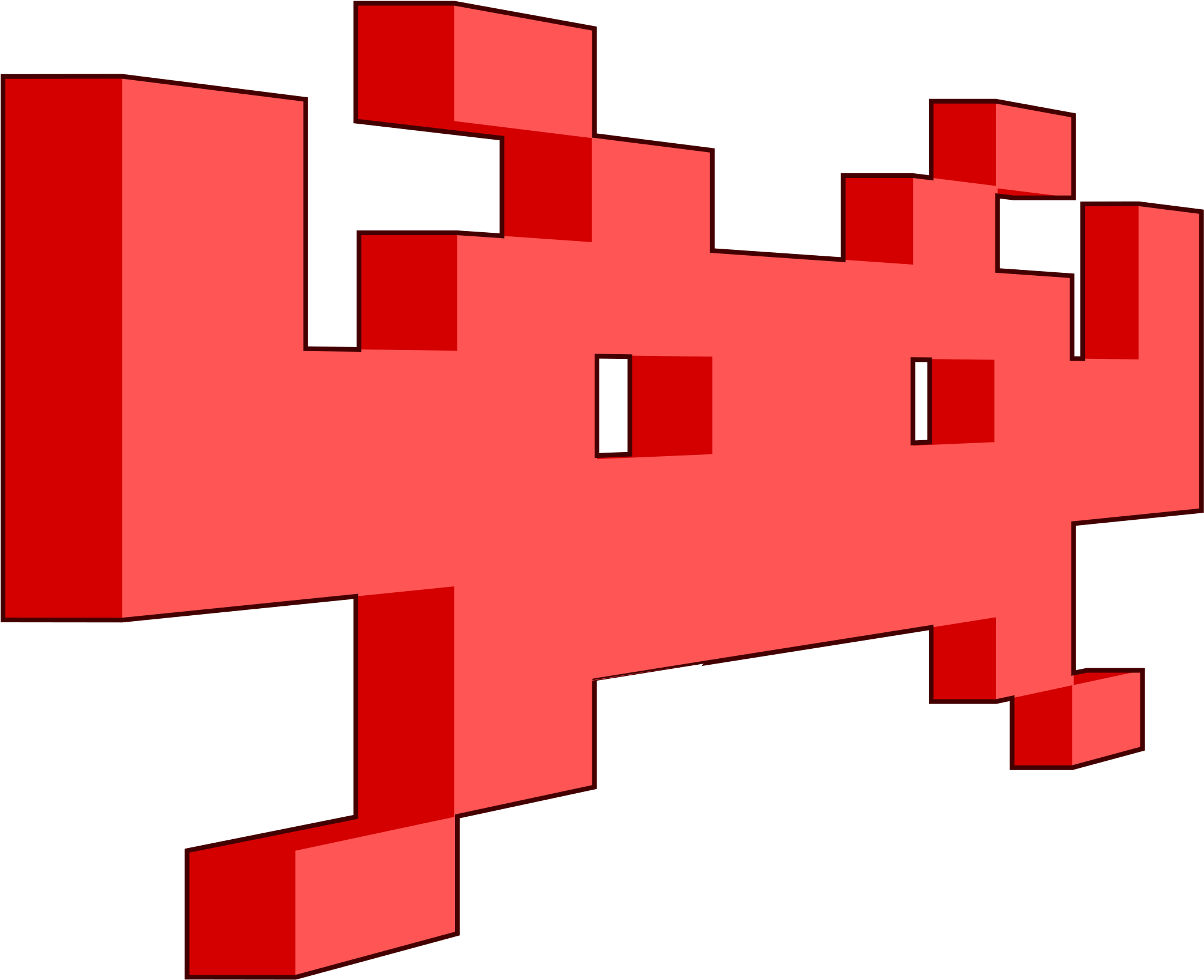 Since The Beginning Of Computer Based Gaming, Programmers - Space Invaders Clip Art (2400x2000)