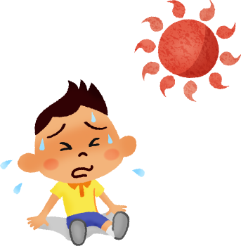 Heatstroke - Illustration (343x350)