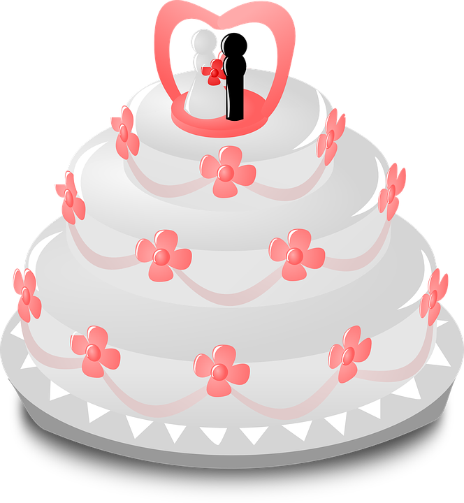 Wedding Cake Clipart 22, Buy Clip Art - My Wedding Planner: Blank Lined Journal - 6x9 - Wedding (664x720)