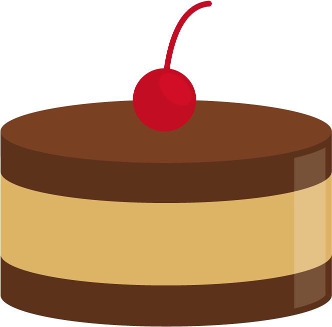Chocolate Cake Fruit Tart Dim Sum Cream - Cherry (700x700)