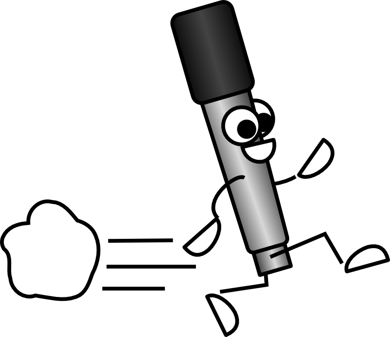Mike The Mic Running - Speed Of Sound Clipart (1280x1103)