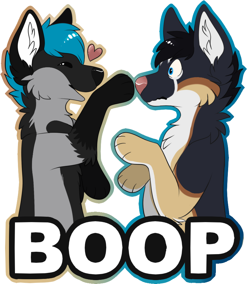 Evo Booped My Snoot Again~ By Cerberus Shepard Fur - Cartoon (954x1019)