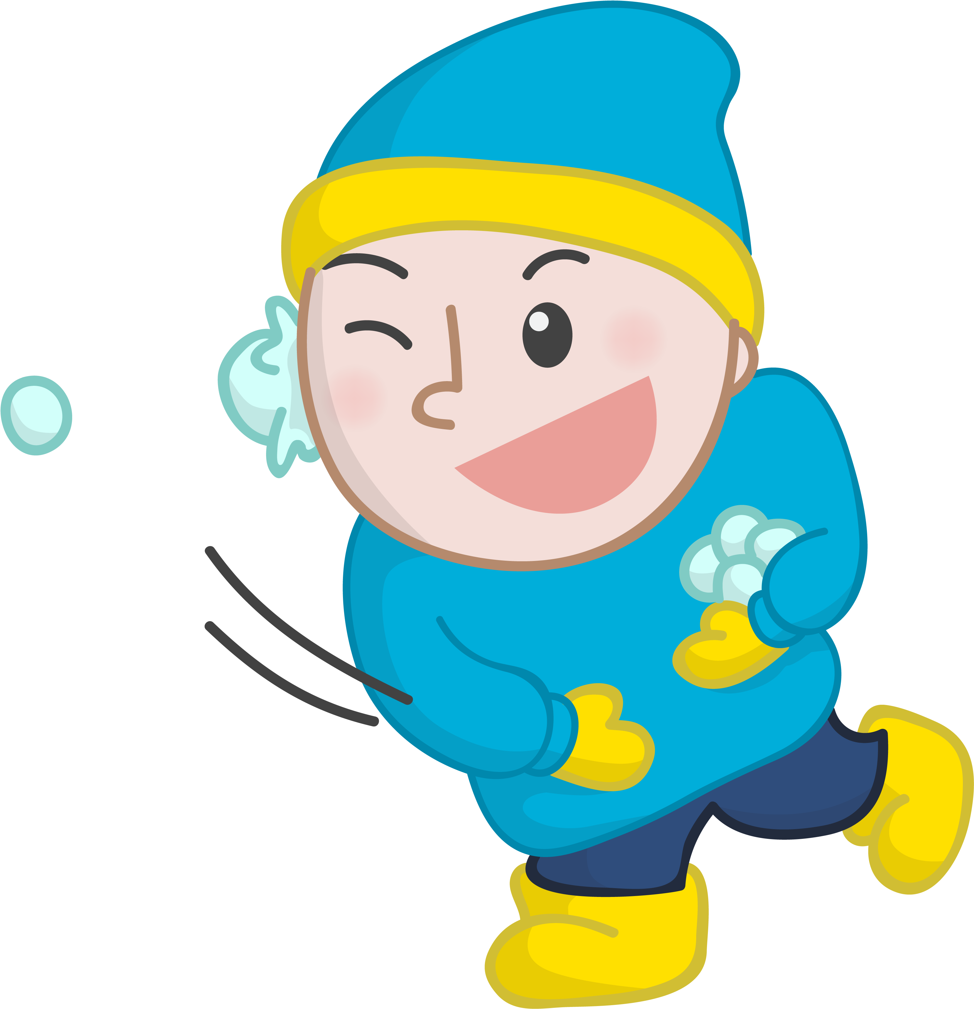 Invierno Clip Art - Snowball Fight (4167x4167)