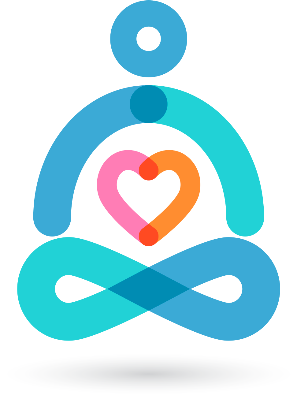 Addresses These Issues While Providing Support Through - Meditation Symbol (1000x1326)