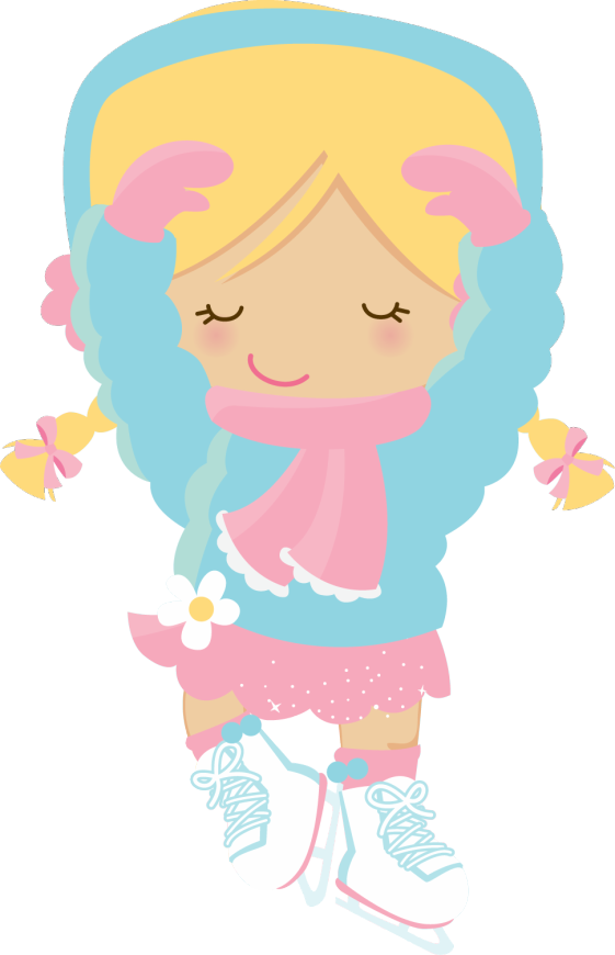 Imágenes De Niños Y Niñas En Invierno - Minus Girls Clipart (900x1395)