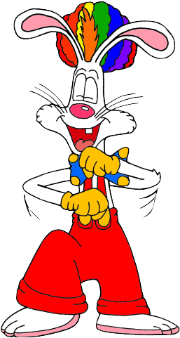 Roger Rabbit Circus Afro By Renthegodofhumor - Cartoon (351x517)