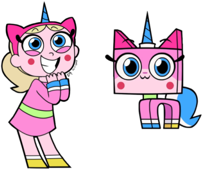 Unikitty Cartoon Network Show - (500x366) Png Clipart Download