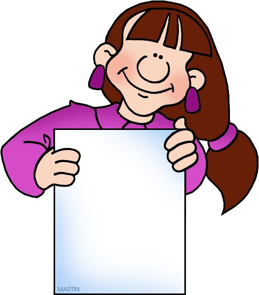 Free People Clip Art By Phillip Martin - Five Finger Rule Poster (565x648)