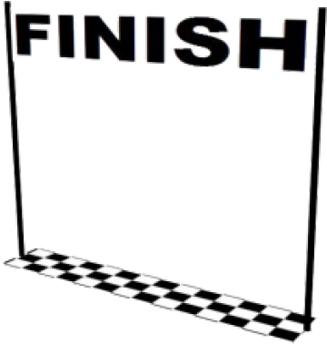 Finish Line Clipart Transparent Background - Finish Line Clipart Banner (640x480)