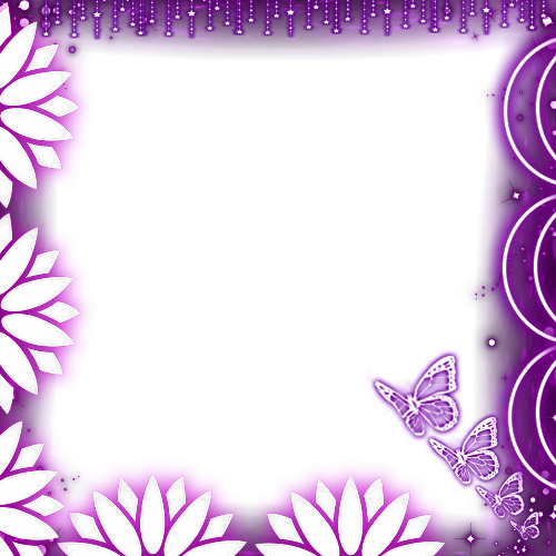 Butterfly Picture Frame - Frame With Butterfly Png (500x500)
