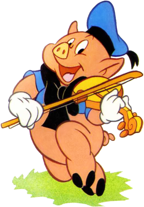 Los Tres Chanchitos Ilustraciones Canciones Infantiles - Los Tres Cochinitos Png (507x699)