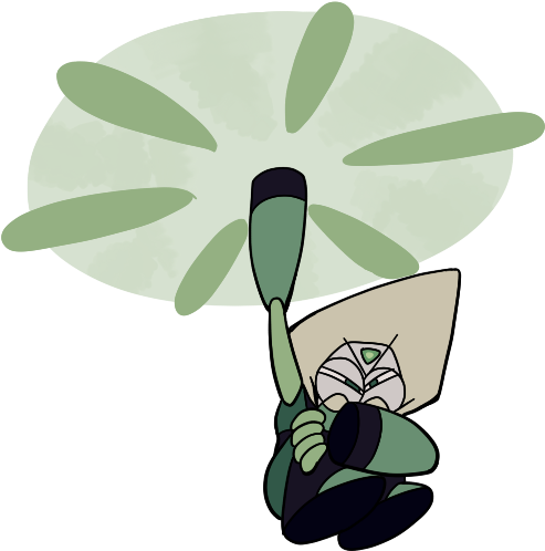 I Neatened Up Peridot Flying To The Best Of My Ability - Transparent Steven Universe Peridot (498x507)