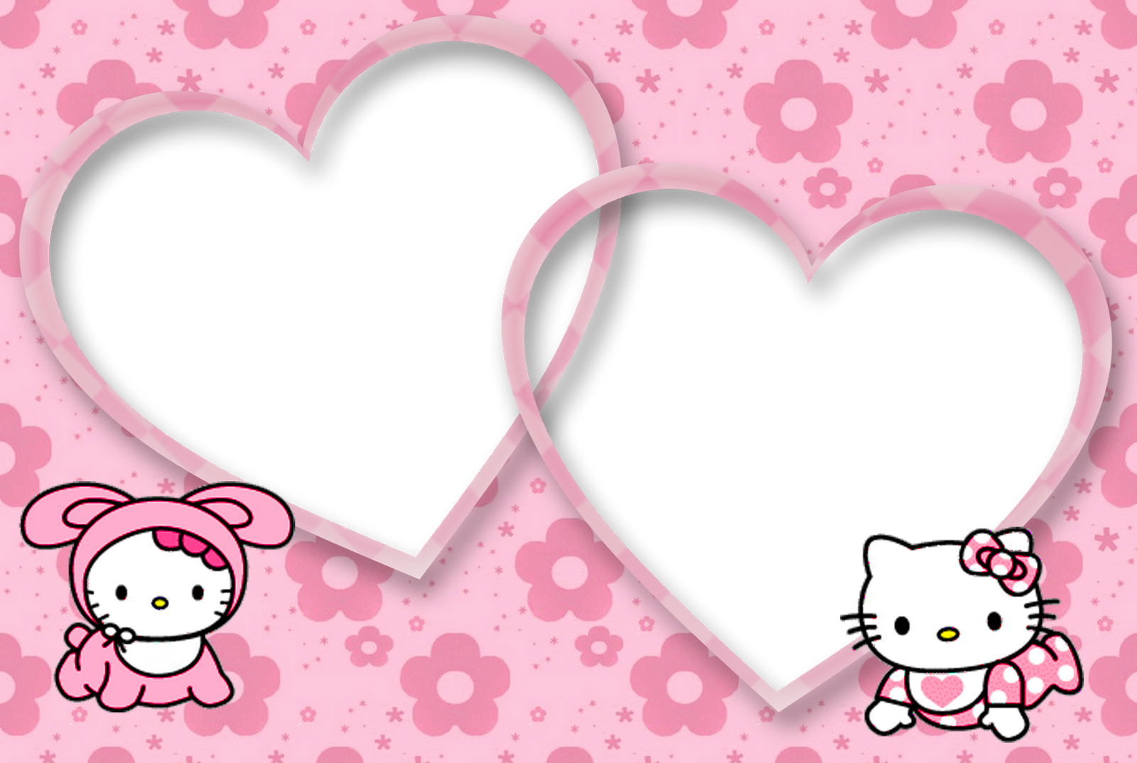 Hello Kitty Photo Frame Best Wallpaper - Frame Foto Hello Kitty (1600x1074)