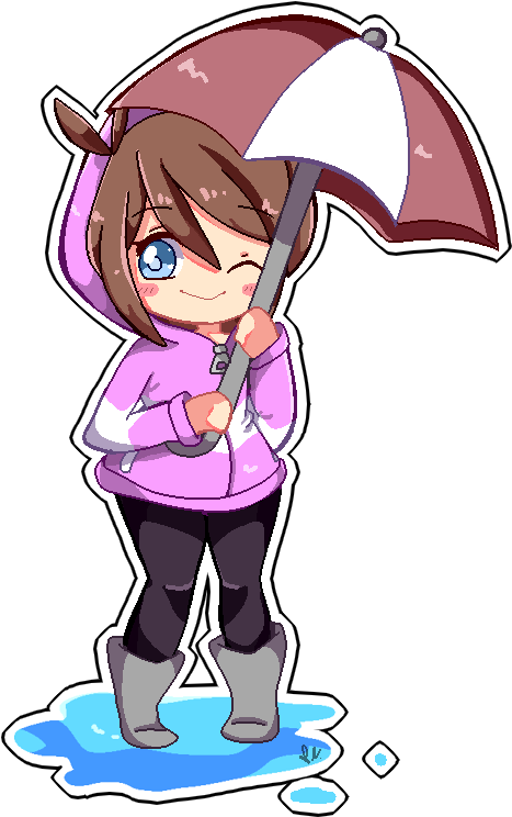 Puddle Pixel By Skywaysky - Cartoon (520x760)